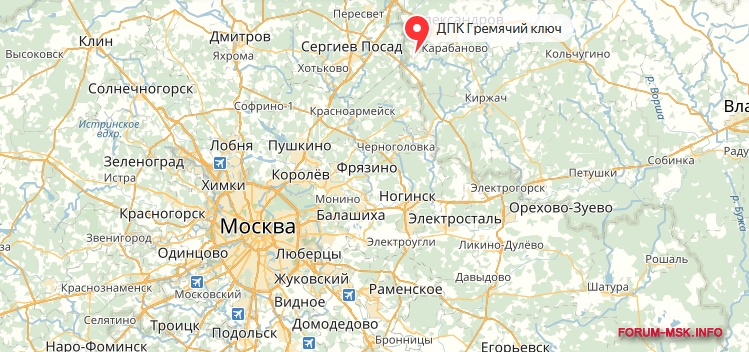 Хотьково москва км