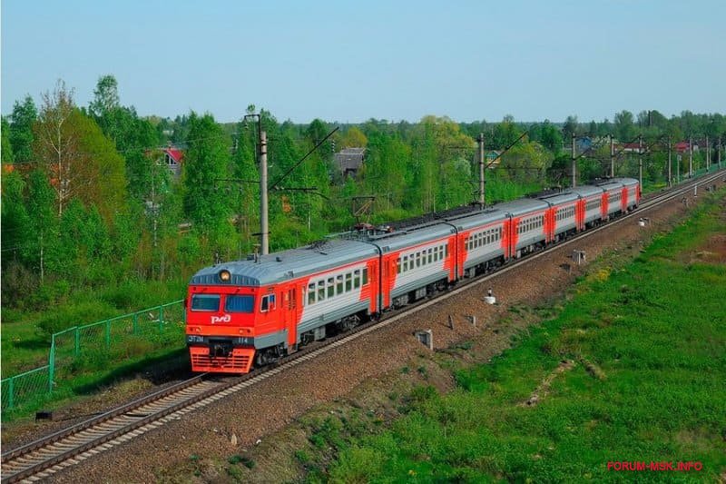 Расположение туалетов в электричке