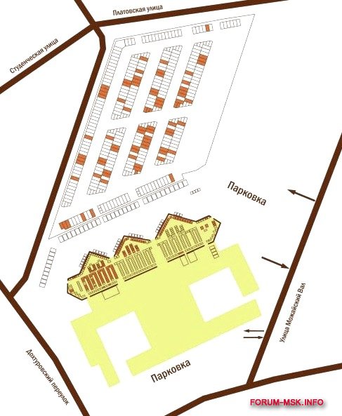 Дорогомиловский рынок павильонов схема