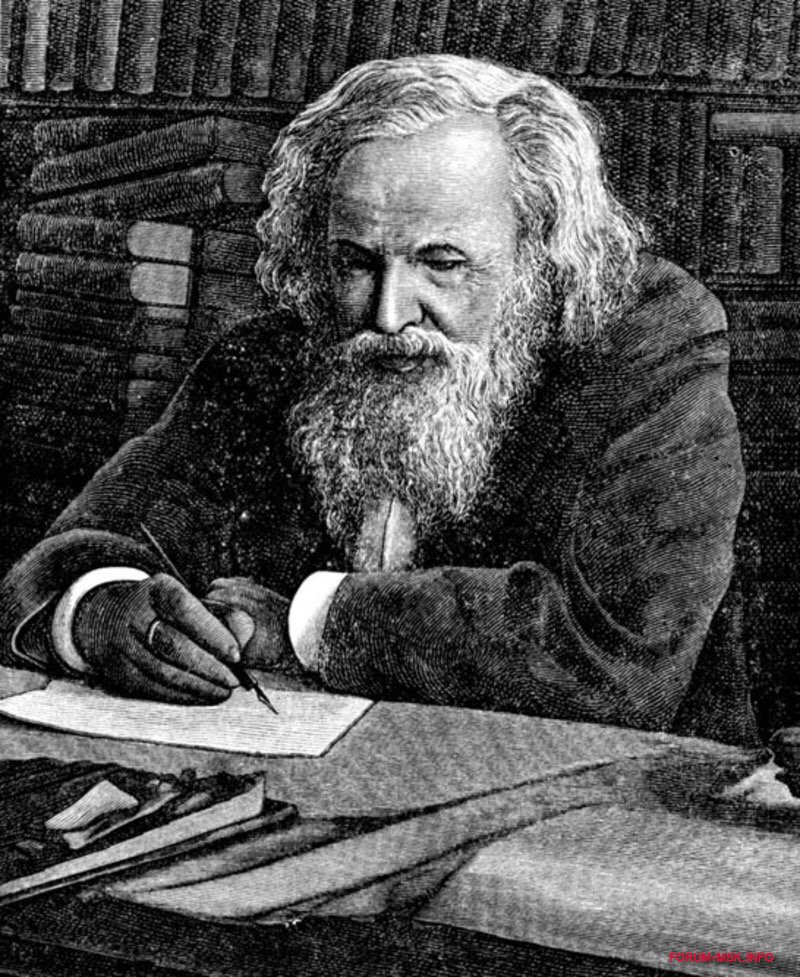 Древний русский ученый. Д.И. Менделеев (1834-1907). Гимитри иваеович Мендел.