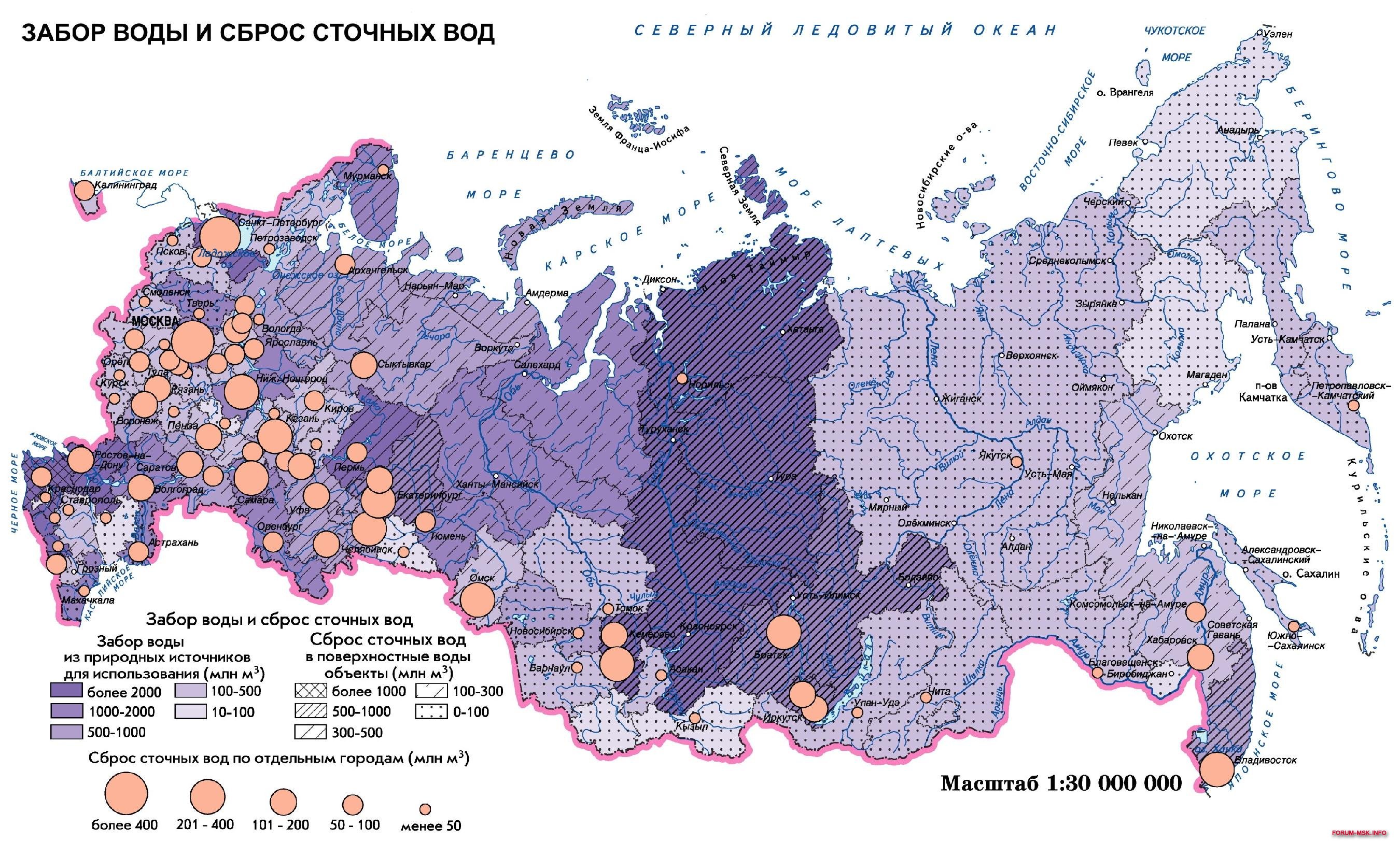 Карта подземных рек россии